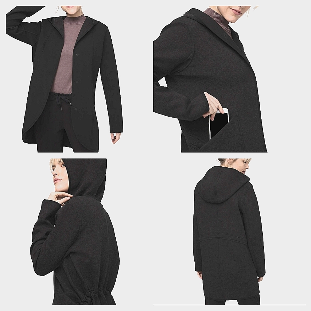 Lululemon Urban Horizons Reversible Cinch Waist Jacket in Navy Blue Sz Small - Picture 14 of 16